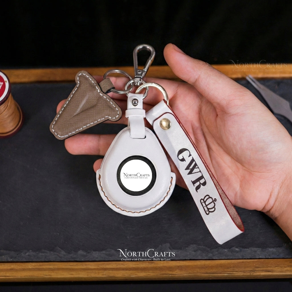 Leather Key Fob Cover for Harley-Davidson Motorcycles All Models | NorthCrafts