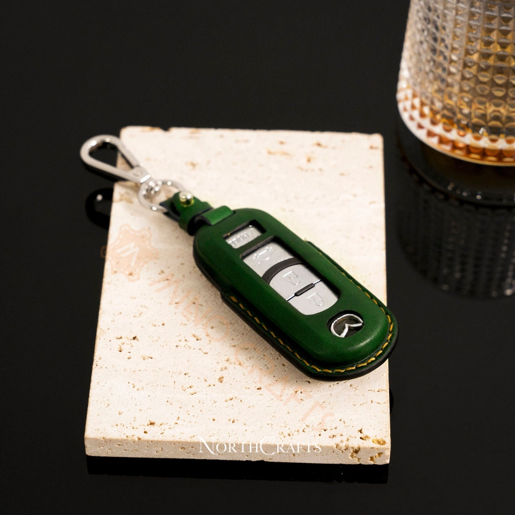 Leather Key Fob Cover for Mazda 3, Mazda 6, CX-5 & CX-8 – Personalized Handmade – NorthCrafts | NorthCrafts