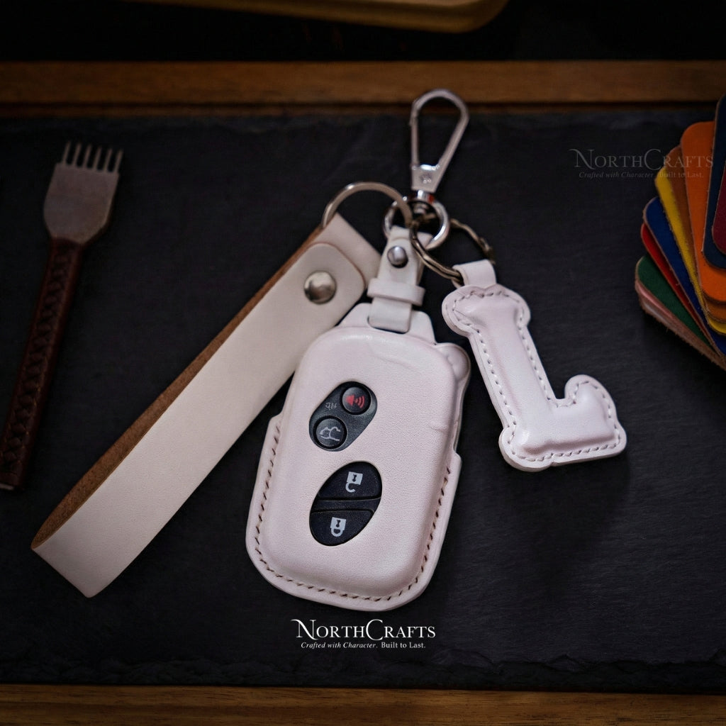 Leather Key Fob Cover for Lexus RX350, ES350, GS300, GS350, GS430, GS450h, IS C, IS250, IS350, LS460 & LS600h – Personalized Handmade – NorthCrafts | NorthCrafts