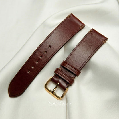 Brown Genuine Leather Watch Strap – Personalized Handmade – NorthCrafts | NorthCrafts