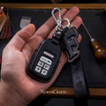 Handcrafted Leather Key Fob Cover for Civic, Accord, CR-V, Pilot & Odyssey with Strap & Initial Charm – NorthCrafts