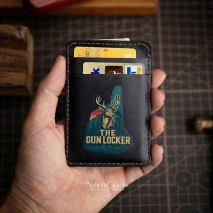Full-Grain Leather Card Holder Wallet for Men and Women – Personalized Handmade – NorthCrafts | NorthCrafts