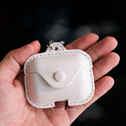 Leather AirPods 4 Cover Case – Personalized Handmade – NorthCrafts | NorthCrafts