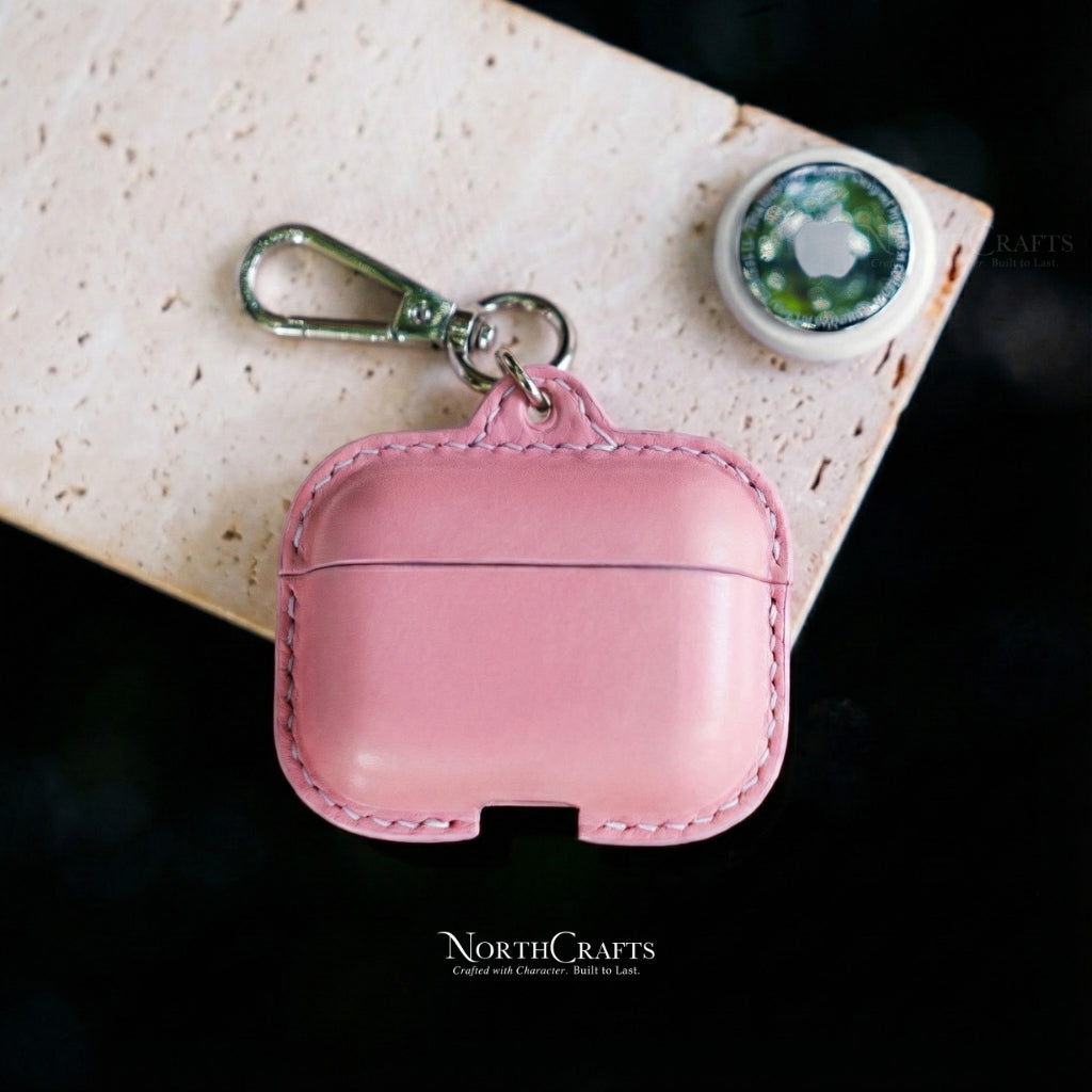 Leather AirPods 4 Cover Case – Personalized Handmade – NorthCrafts | NorthCrafts