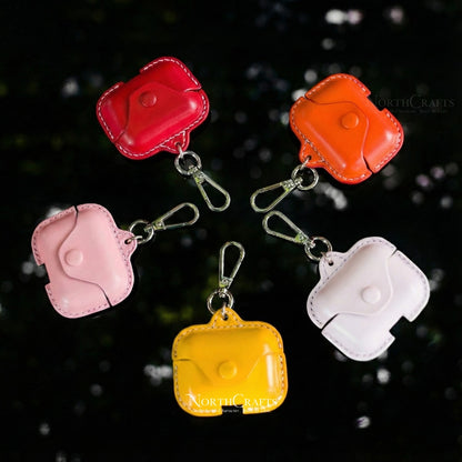 Leather AirPods 4 Cover Case – Personalized Handmade – NorthCrafts | NorthCrafts