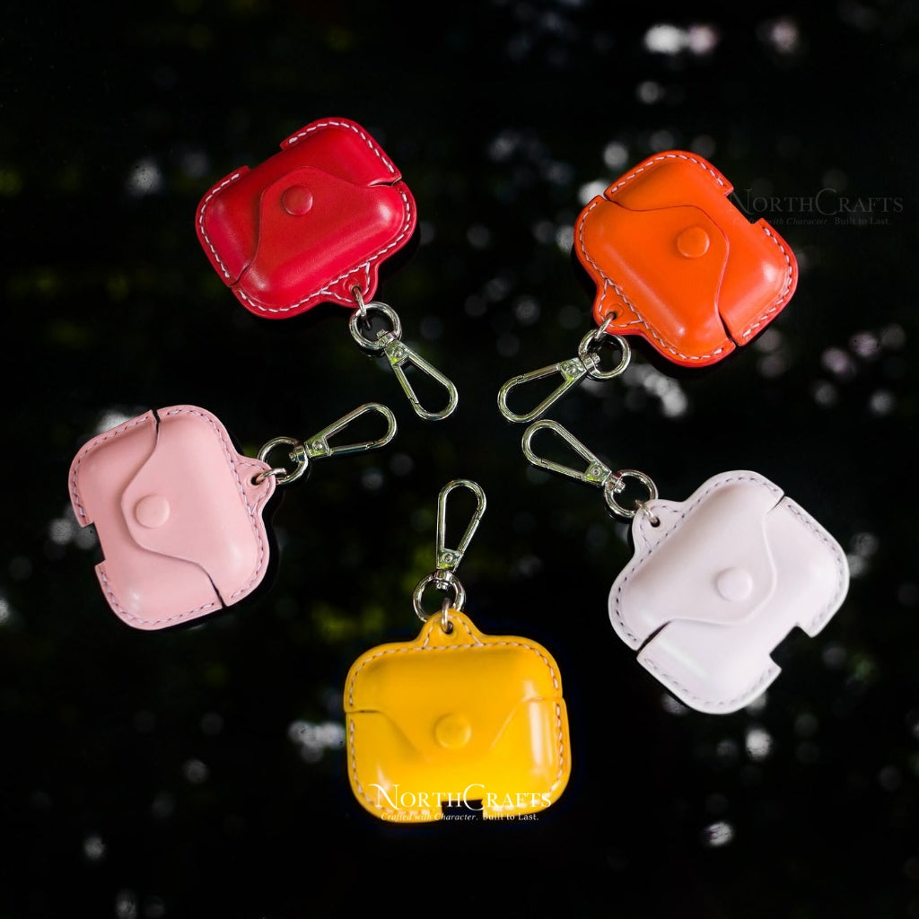 Leather AirPods Case – Personalized Handmade – NorthCrafts | NorthCrafts