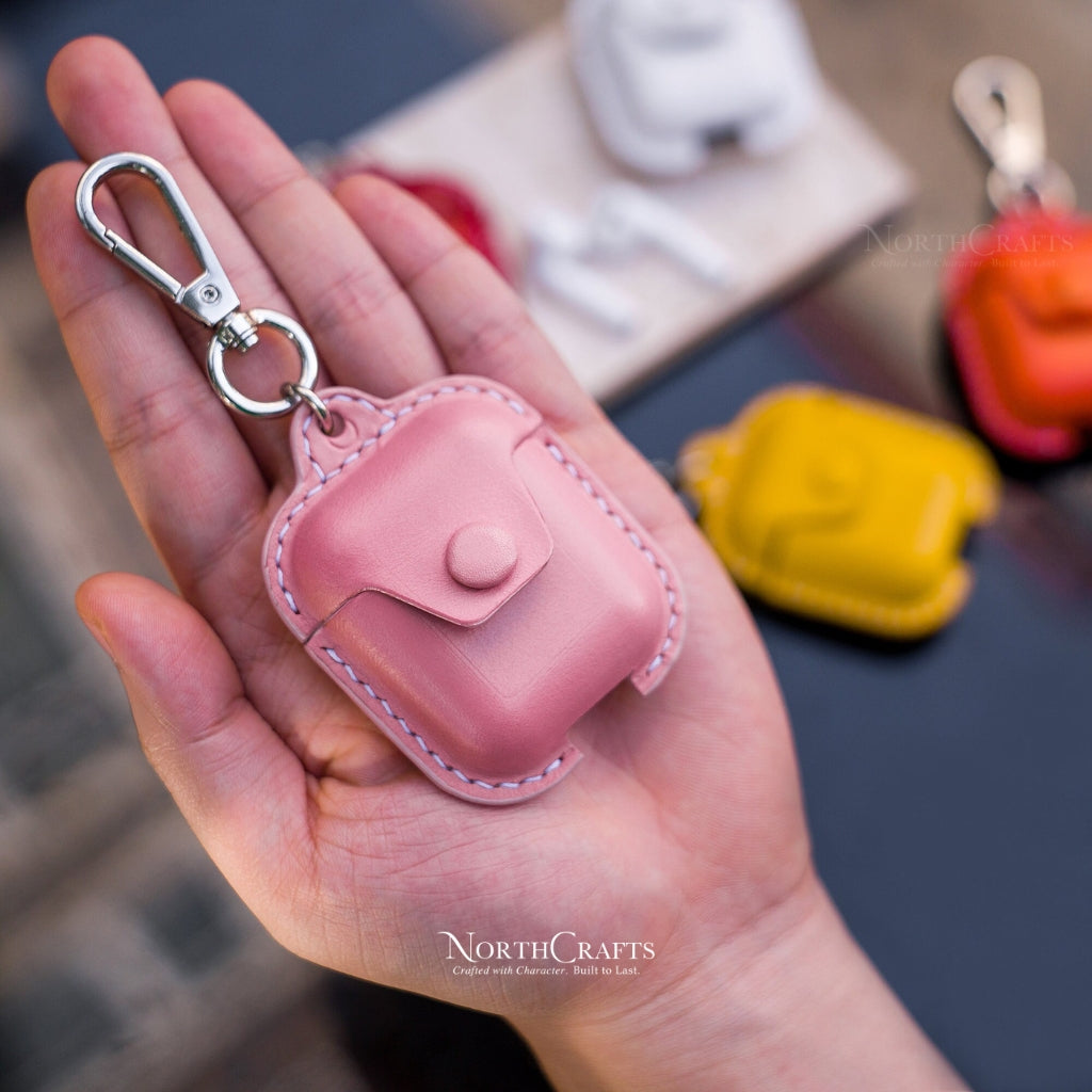 Leather AirPods Case – Personalized Handmade – NorthCrafts | NorthCrafts