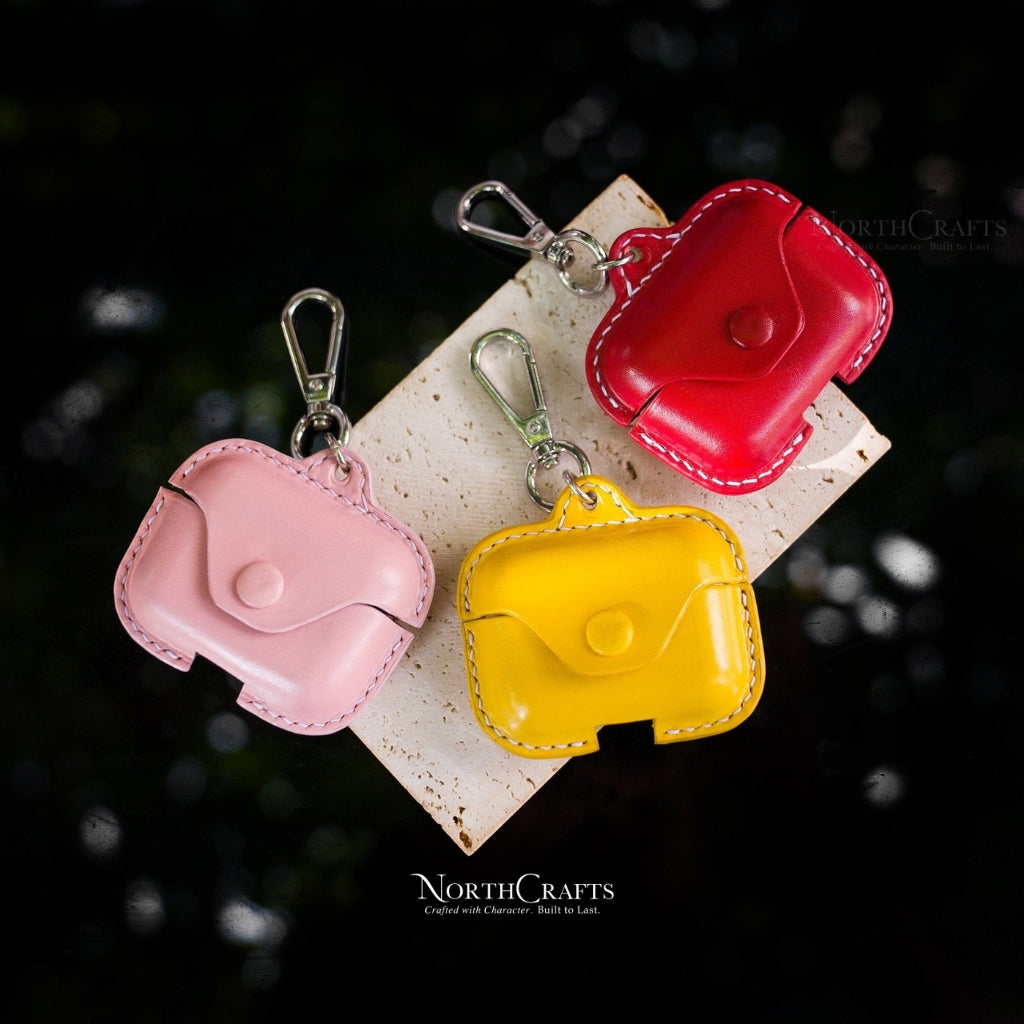 Leather AirPods Case – Personalized Handmade – NorthCrafts | NorthCrafts