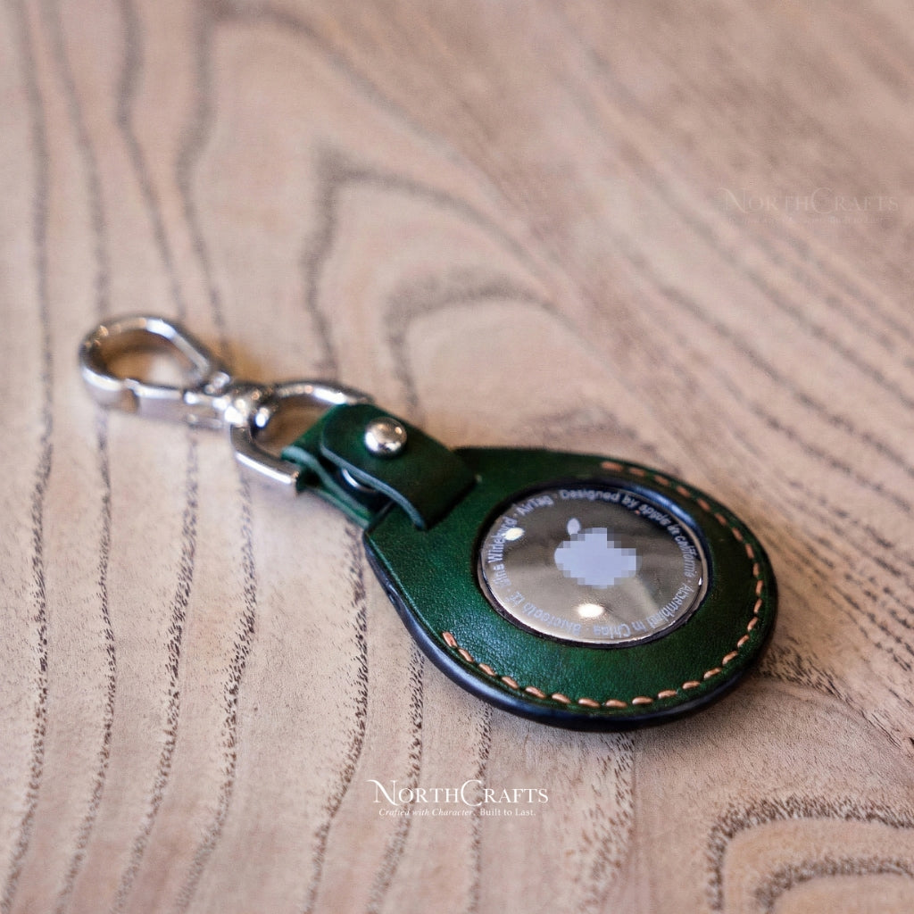 Leather AirTag Case Cover Handcrafted Premium | NorthCrafts