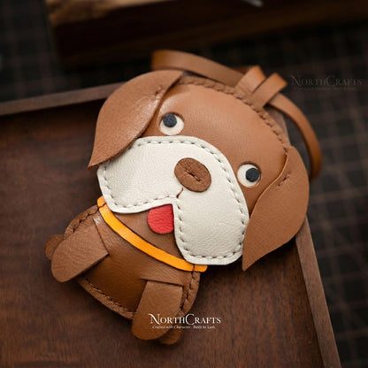 Leather Beagle Bag Charm for Women – Personalized Handmade – NorthCrafts | NorthCrafts