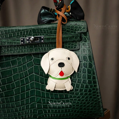 Leather Beagle Bag Charm for Women – Personalized Handmade – NorthCrafts | NorthCrafts
