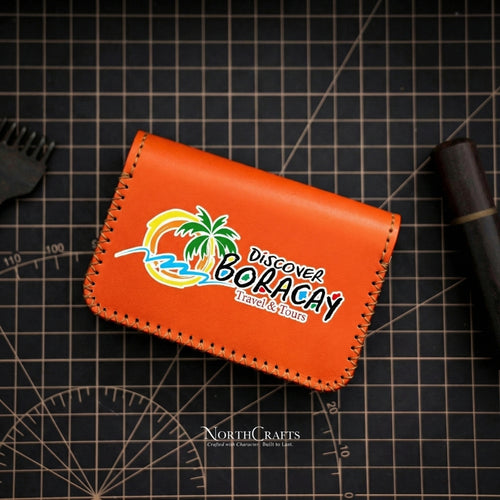 Leather Business Card Box with Custom Logo – Personalized Handmade – NorthCrafts | NorthCrafts
