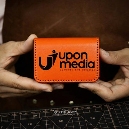 Leather Business Card Holder Case for Men – Personalized Handmade – NorthCrafts | NorthCrafts