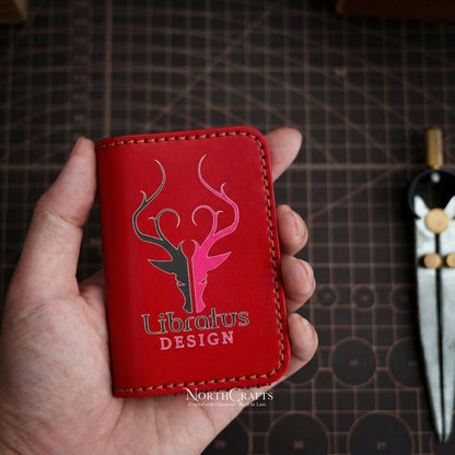 Leather Business Card Holder Case – Personalized Handmade – NorthCrafts | NorthCrafts