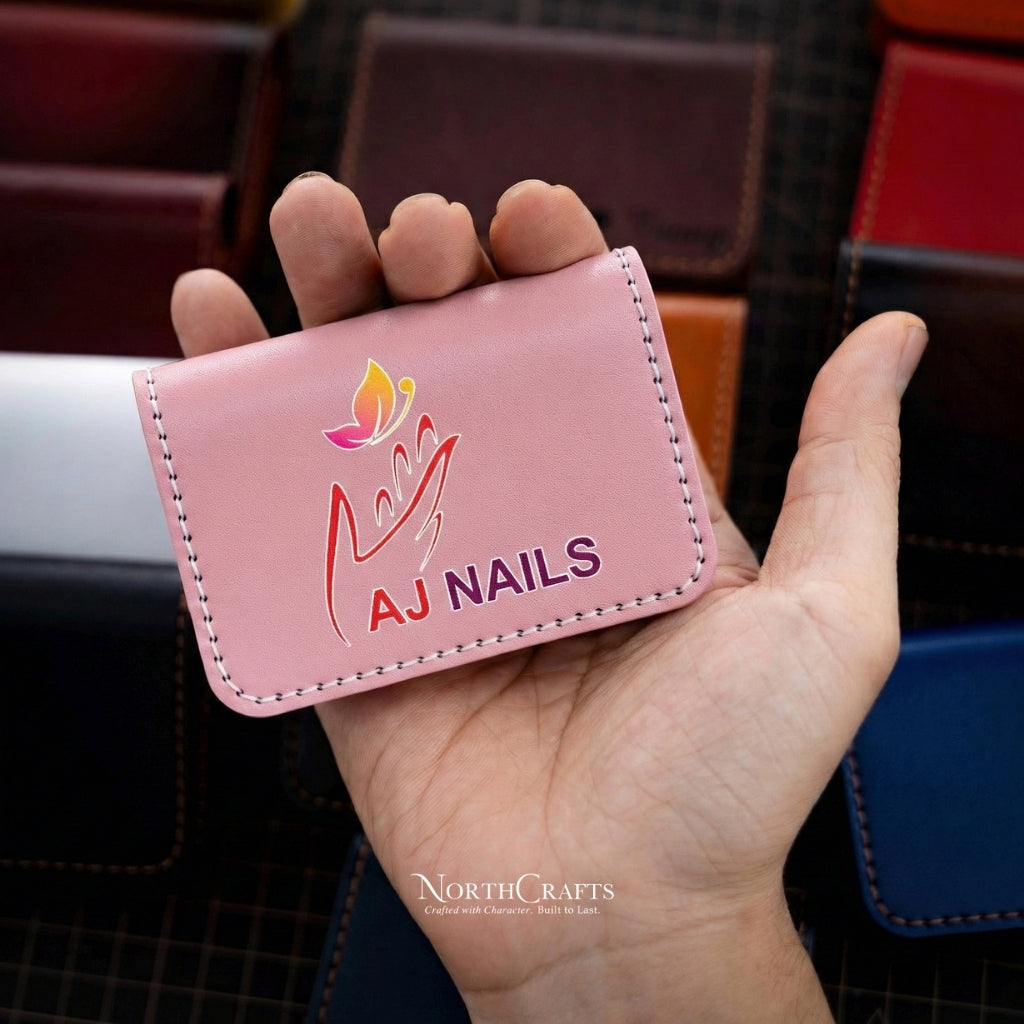 Leather Business Card Holder Case – Personalized Handmade – NorthCrafts | NorthCrafts