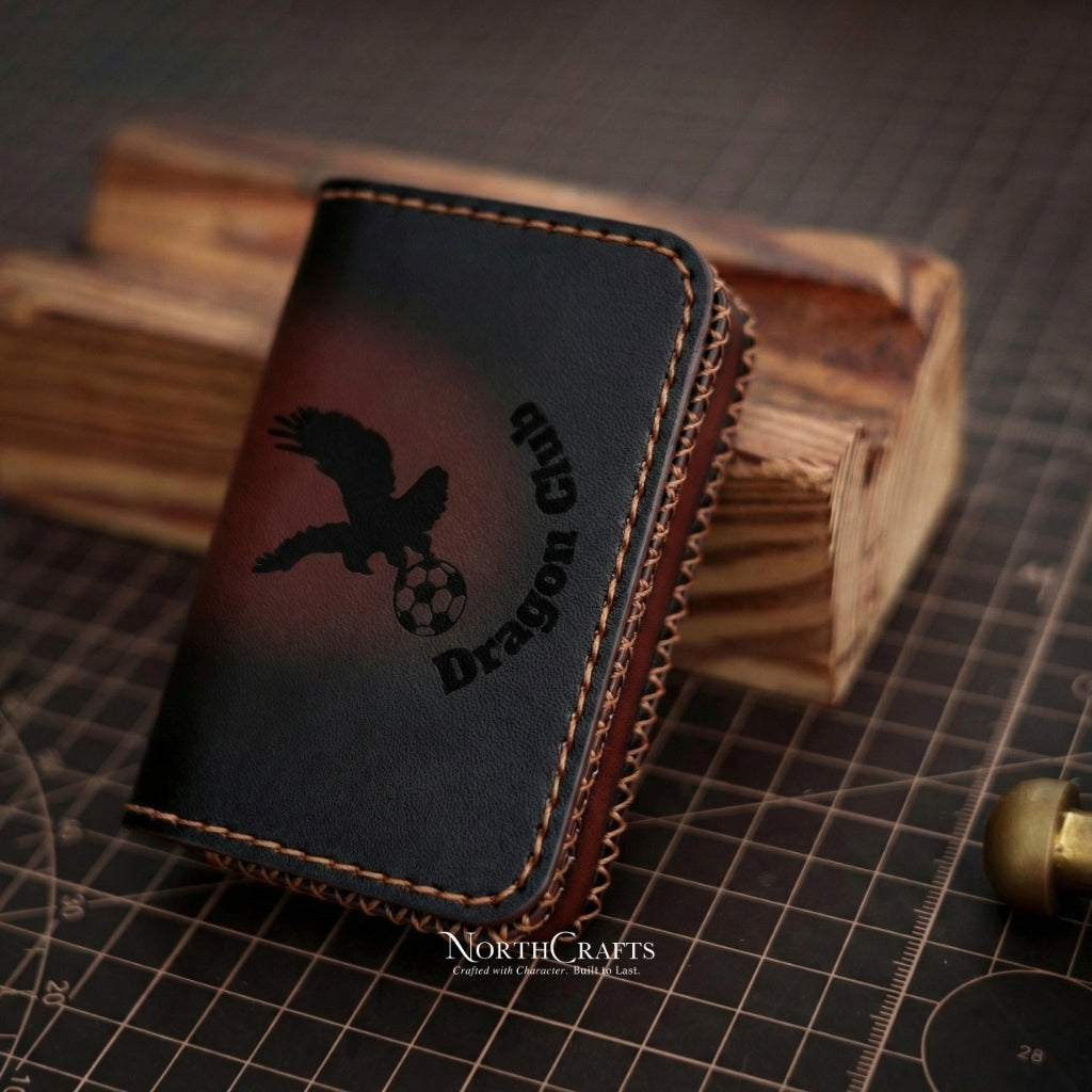 Leather Business Card Holder Case for Women – Personalized Handmade – NorthCrafts | NorthCrafts