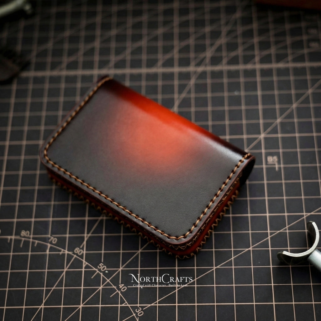 Leather Business Card Holder Case for Women – Personalized Handmade – NorthCrafts | NorthCrafts