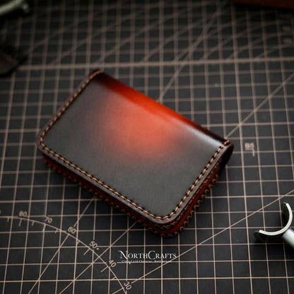 Leather Business Card Holder Case for Women – Personalized Handmade – NorthCrafts | NorthCrafts