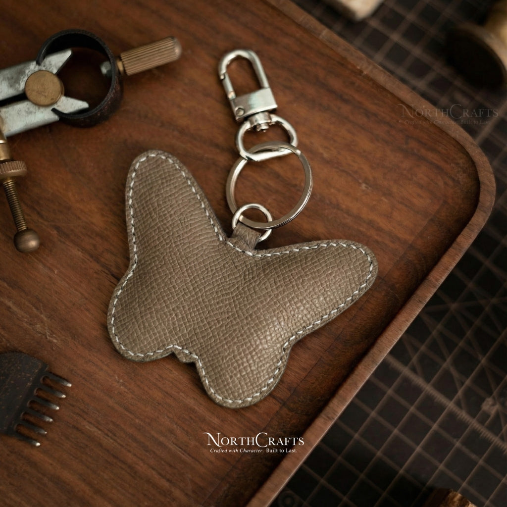 Leather Butterfly Bag Charm – Personalized Handmade – NorthCrafts | NorthCrafts