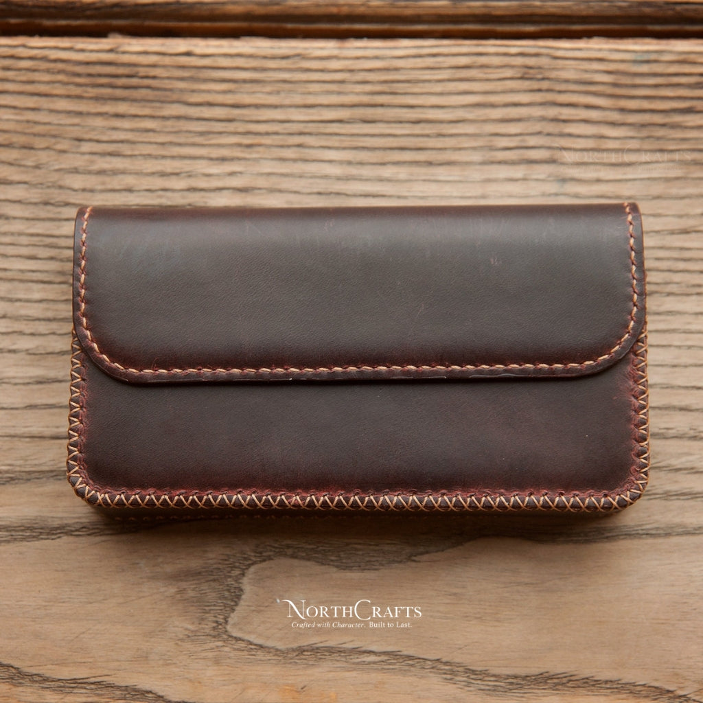 Leather Double Phone Holder with Belt Loop for Samsung Galaxy Z Series, S Series, A Series & M Series – Personalized Handmade – NorthCrafts | NorthCrafts