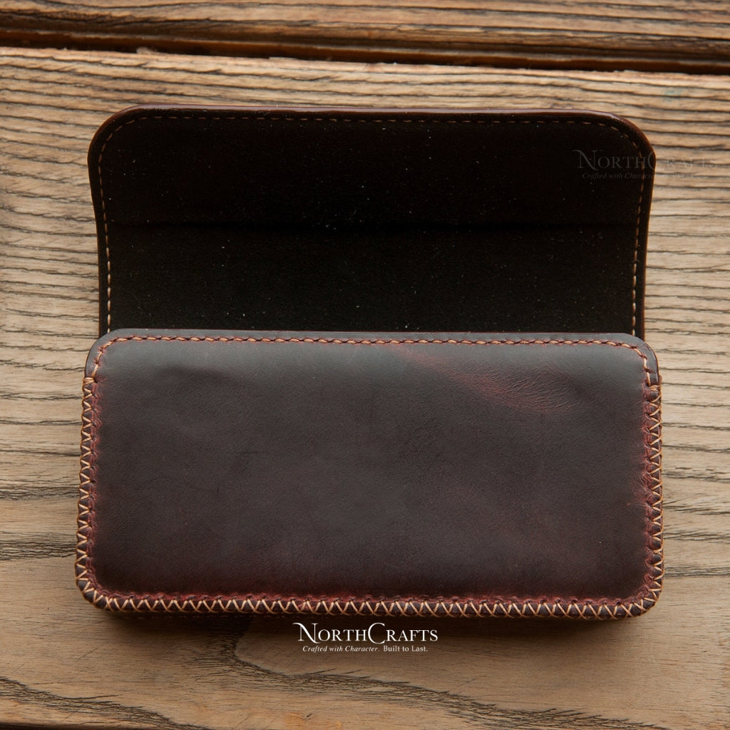 Leather Double Phone Holder with Belt Loop for Samsung Galaxy Z Series, S Series, A Series & M Series – Personalized Handmade – NorthCrafts | NorthCrafts