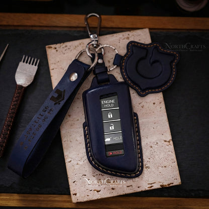 Leather Key Fob Cover for Acura MDX, CDX, NSX, RDX, RLX, TLX & TLX-L – Personalized Handmade – NorthCrafts | NorthCrafts