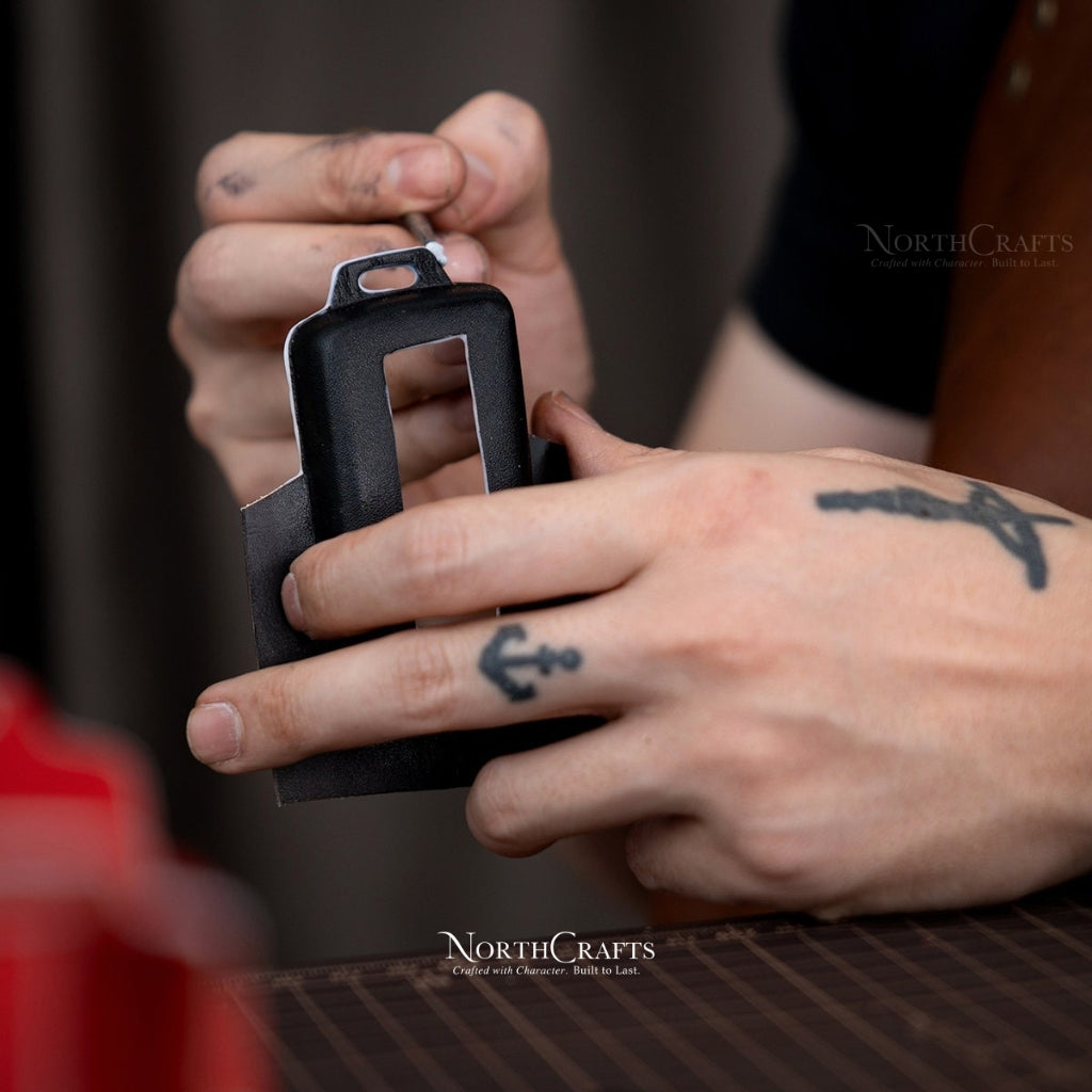 Leather Key Fob Cover for Acura MDX, CDX, NSX, RDX, RLX, TLX & TLX-L – Personalized Handmade – NorthCrafts | NorthCrafts