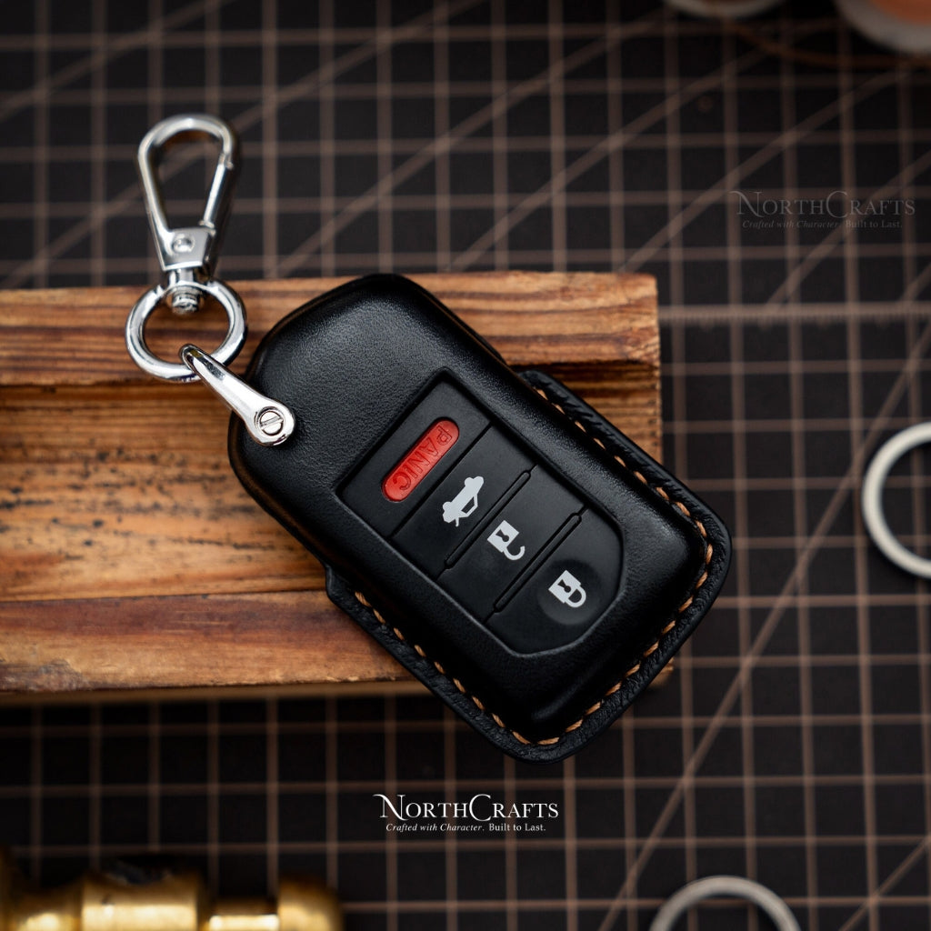 Leather Key Fob Cover for Acura MDX, CDX, NSX, RDX, RLX, TLX & TLX-L – Personalized Handmade – NorthCrafts | NorthCrafts