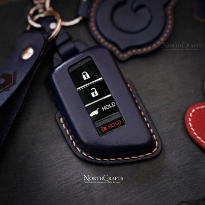 Leather Key Fob Cover for Acura MDX, CDX, NSX, RDX, RLX, TLX & TLX-L – Personalized Handmade – NorthCrafts | NorthCrafts