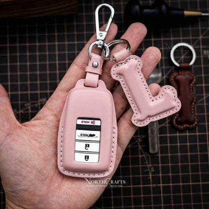 Leather Key Fob Cover for Acura MDX, CDX, NSX, RDX, TLX & TLX-L – Personalized Handmade – NorthCrafts | NorthCrafts