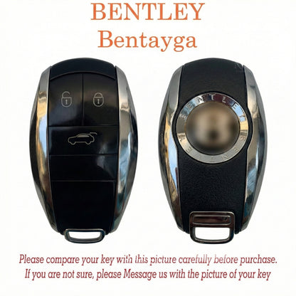 Leather Key Fob Cover for Bentley Continental GT Flying Spur Bentayga | NorthCrafts