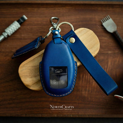 Leather Key Fob Cover for Bentley Continental GT Flying Spur Bentayga | NorthCrafts