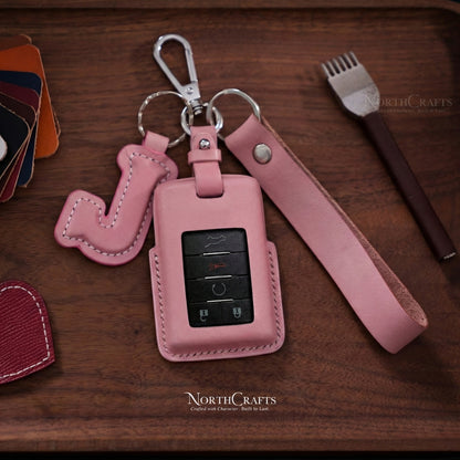 Leather Key Fob Cover for Chevrolet Corvette C7 Stingray & Captiva | NorthCrafts