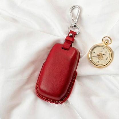 Leather Key Fob Cover for Dodge Ram 1500 2500 3500 4500 5500 TRX 2019-2021 4/5/6-Button | NorthCrafts