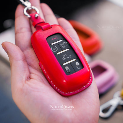 Leather Key Fob Cover for Dodge Ram 1500 TRX 2500 3500 4500 5500 | NorthCrafts