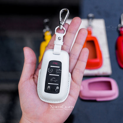 Leather Key Fob Cover for Dodge Ram 1500 TRX 2500 3500 4500 5500 | NorthCrafts