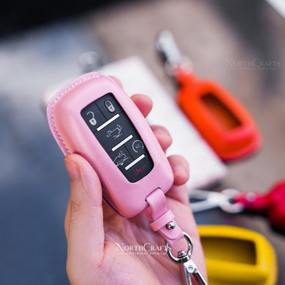 Leather Key Fob Cover for Dodge Ram 1500 TRX 2500 3500 4500 5500 | NorthCrafts