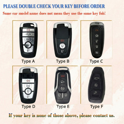 Leather Key Fob Cover for Ford Bronco Explorer Mustang Fusion Escape F-150 F-250 F-350 F-450 F-550 Edge Edition | NorthCrafts