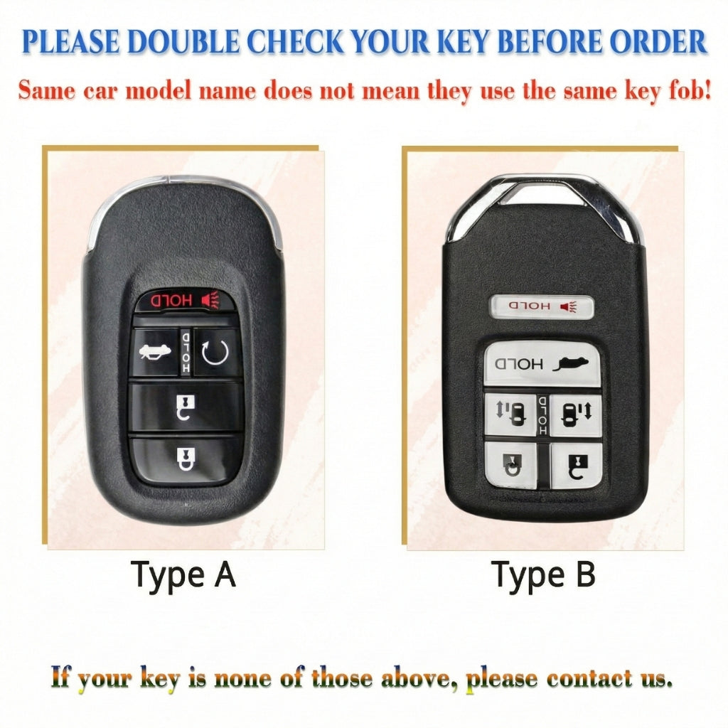 Leather Key Fob Cover for Honda Civic, Vezel, Accord & HR-V Sport EX EX-L Touring – Personalized Handmade – NorthCrafts | NorthCrafts