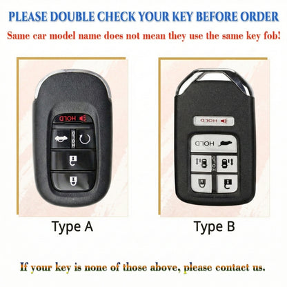 Leather Key Fob Cover for Honda Civic, Vezel, Accord & HR-V Sport EX EX-L Touring – Personalized Handmade – NorthCrafts | NorthCrafts