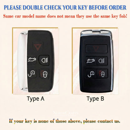 Leather Key Fob Cover for Jaguar F-Pace E-Pace I-Pace | NorthCrafts