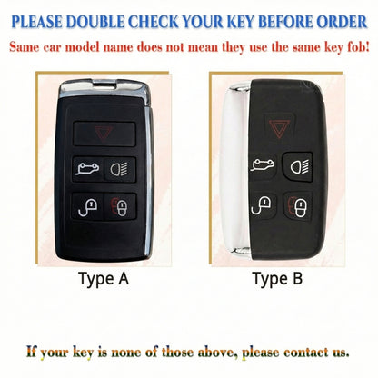 Leather Key Fob Cover for Land Rover Discovery, Range Rover Sport & Evoque Smart Key (2018–2020) – Personalized Handmade – NorthCrafts | NorthCrafts