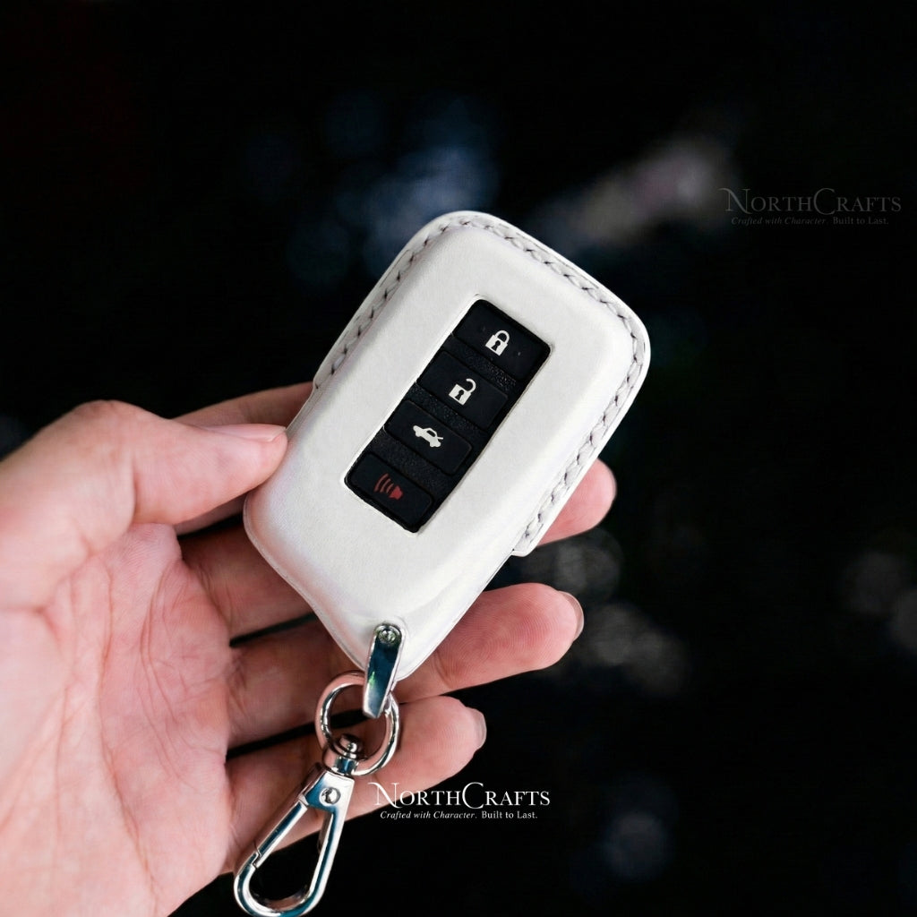 Leather Key Fob Cover for Lexus NX200, NX200t, NX300, NX300h & LX570 – Personalized Handmade – NorthCrafts | NorthCrafts