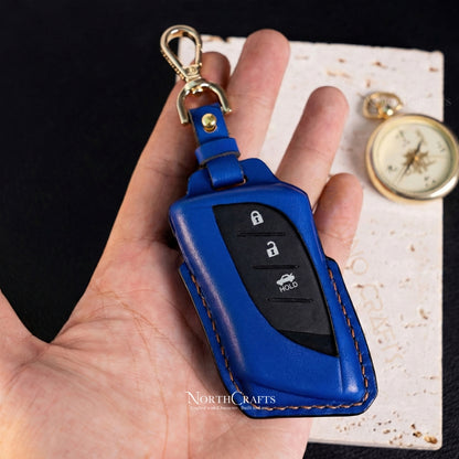 Leather Key Fob Cover for Lexus ES350, ES300h, LC500, LC500h, LS500, LS500h, UX200, UX250h & GX460 – Personalized Handmade – NorthCrafts | NorthCrafts