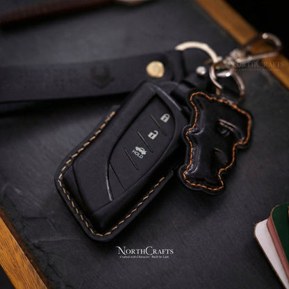 Leather Key Fob Cover for Lexus ES350, ES300h, LC500, LC500h, LS500, LS500h, UX200, UX250h & GX460 – Personalized Handmade – NorthCrafts | NorthCrafts