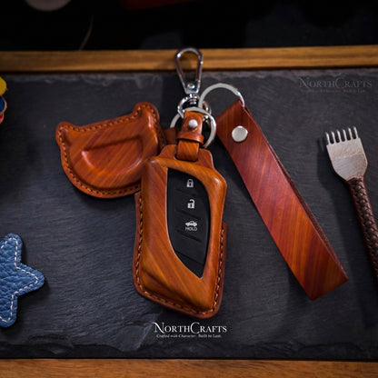 Leather Key Fob Cover for Lexus ES350, ES300h, LC500, LC500h, LS500, LS500h, UX200, UX250h & GX460 – Personalized Handmade – NorthCrafts | NorthCrafts