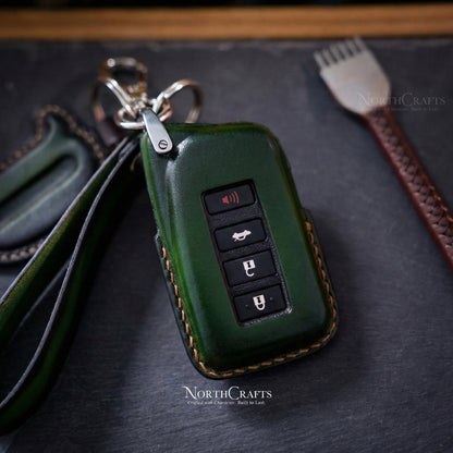 Leather Key Fob Cover for Lexus NX200, NX200t, NX300, NX300h & LX570 – Personalized Handmade – NorthCrafts | NorthCrafts