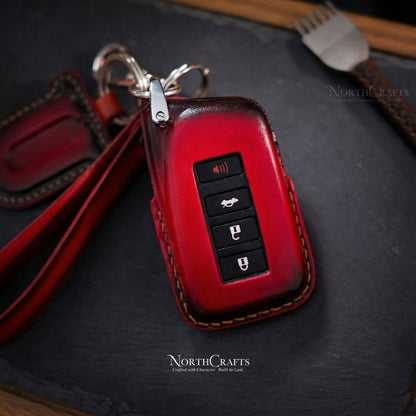 Leather Key Fob Cover for Lexus NX200, NX200t, NX300, NX300h & LX570 – Personalized Handmade – NorthCrafts | NorthCrafts