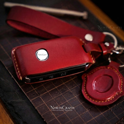 Leather Key Fob Cover for Mazda 3 & Mazda 3 Hatchback (2019–2022), Mazda 6, CX-5, CX-30 & CX-9 (2020–2022) – Personalized Handmade – NorthCrafts | NorthCrafts
