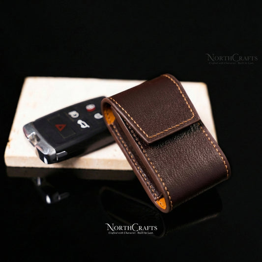 Leather Key Fob Cover for Mazda CX-5, CX-30, CX-9, Mazda 6 & Hatchback – Personalized Handmade – NorthCrafts | NorthCrafts